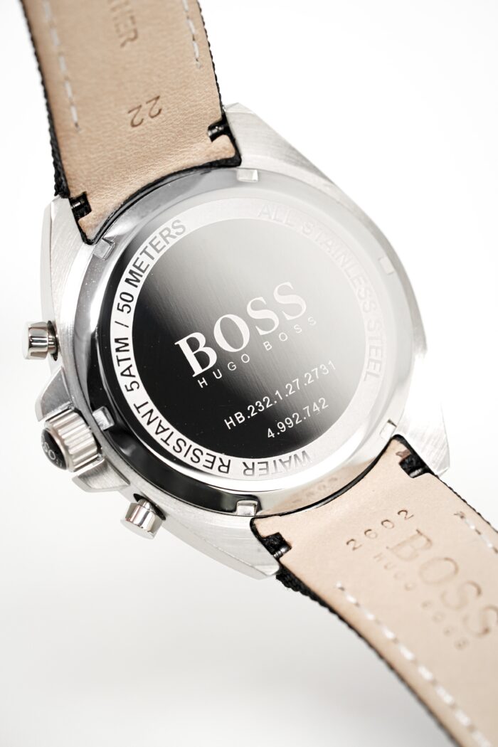 Hugo Boss Men's Watch Chronograph Black Driver Fabric Leather - HB1513087 - Image 4